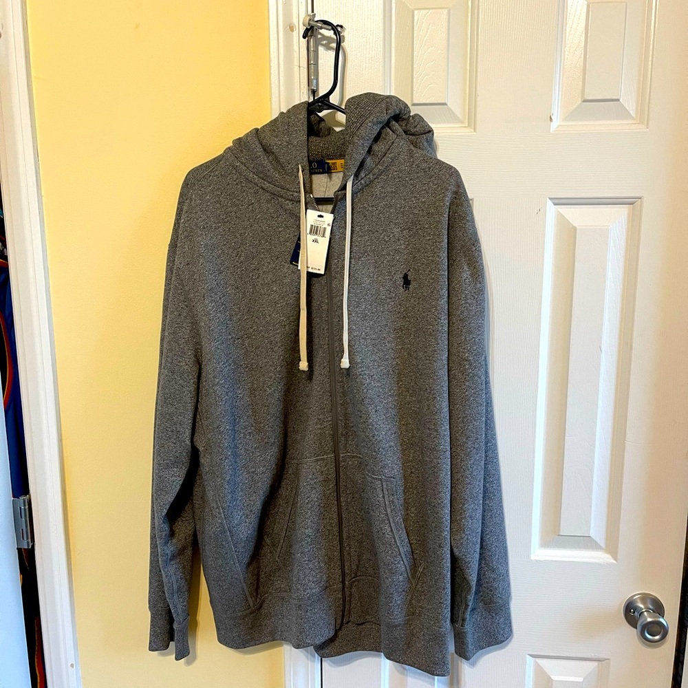 XXL Polo jacket- gray